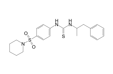 1-(α-methylphenethyl)-3-[p-(piperidinosulfonyl)phenyl]-2-thiourea