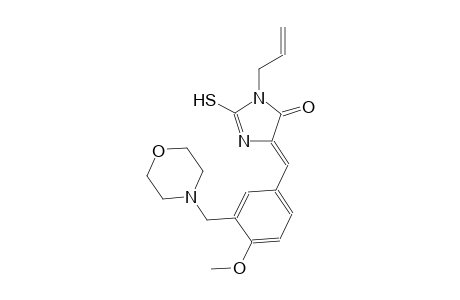 (5Z)-3-allyl-5-[4-methoxy-3-(4-morpholinylmethyl)benzylidene]-2-sulfanyl-3,5-dihydro-4H-imidazol-4-one