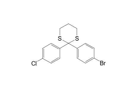 2-(4'-chlorophenyl)-2-(4'-bromophenyl)-1,3-dithiane