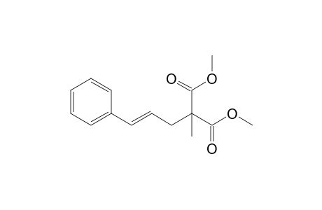 2-Methyl-2-[(E)-3-phenylprop-2-enyl]propanedioic acid dimethyl ester