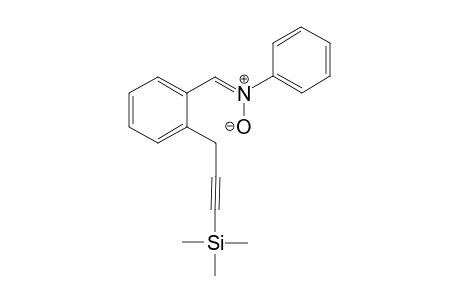 N-({2'-[3"-Trimethylsilyl)prop-2'-ynyl)phenyl]methylene}aniline - N-Oxide