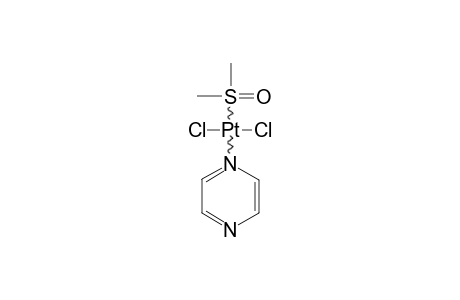TRANS-PLATINUM-(DIMETHYLSULFOXIDE)-(PYRAZINE)-[CL-(2)]