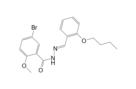 5-bromo-N'-[(E)-(2-butoxyphenyl)methylidene]-2-methoxybenzohydrazide