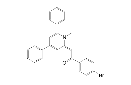 (2E)-1-(4-bromophenyl)-2-(1-methyl-4,6-diphenyl-2-pyridinylidene)ethanone