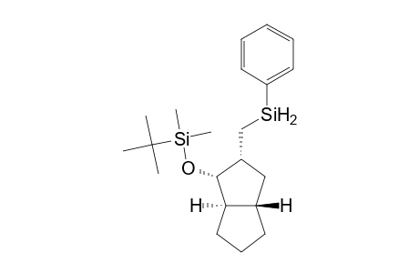 (1R*,2S*,3R*/S*,4S*)-2-(tert-Butyldimethylsiloxy)-3-[(phenylsilyl)methyl]bicyclo[3.3.0]octane