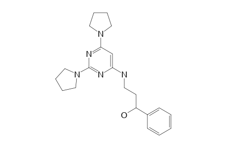6-(3'-HYDROXY-3'PHENYLPROPYLAMINO)-2,4-DI-(PYRROLIDIN-1-YL)-PYRIMIDINE