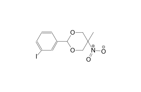 1,3-dioxane, 2-(3-iodophenyl)-5-methyl-5-nitro-