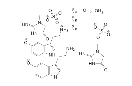 3-(2-AMINOETHYL)INDOL-5-OL, COMPOUND WITH CREATININE