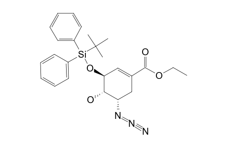 (3S,4S,5S)-ETHYL-5-AZIDO-3-(TERT.-BUTYLDIPHENYLSILYLOXY)-4-HYDROXYCYCLOHEX-1-ENE-1-CARBOXYLATE