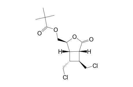 (1S,4S,5R,6R,7R)-6,7-BIS-(CHLOROMETHYL)-4-(PIVALOYLMETHYL)-3-OXABICYCLO-[3.2.0]-HEPTAN-2-ONE