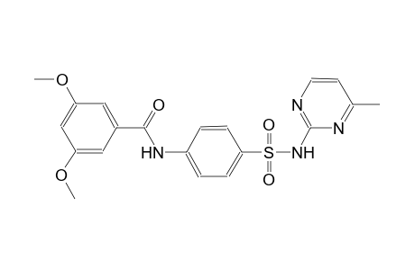 3,5-dimethoxy-N-(4-{[(4-methyl-2-pyrimidinyl)amino]sulfonyl}phenyl)benzamide