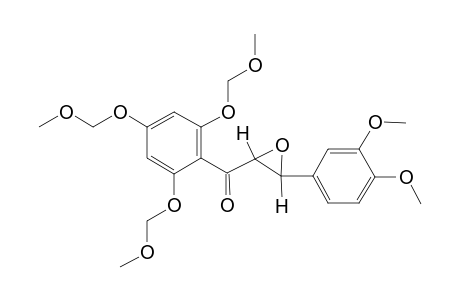 (2,3)-trans-3-[3',4'-Dimethoxyphenyl]-2,3-epoxy-1-[2'',4'',6''-tris(methoxymethoxy)phenyl]propanone