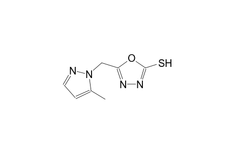 1,3,4-oxadiazole-2-thiol, 5-[(5-methyl-1H-pyrazol-1-yl)methyl]-