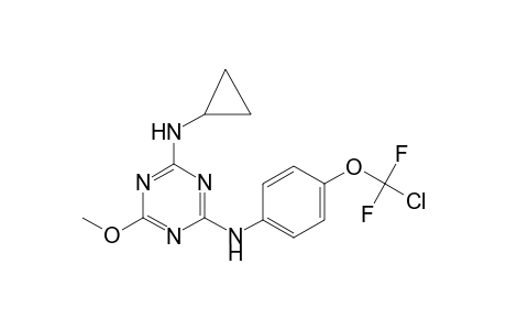 4-N-[4-[chloro(difluoro)methoxy]phenyl]-2-N-cyclopropyl-6-methoxy-1,3,5-triazine-2,4-diamine