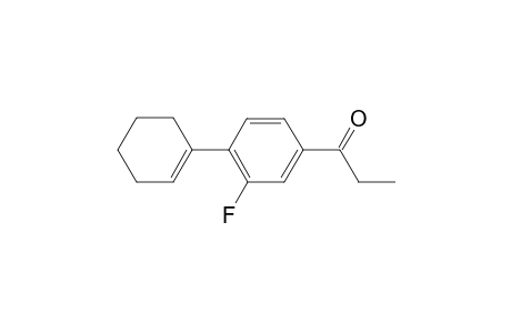 1-(3-Fluoro-1,1'-dehydrocyclohexylphenyl)-1-propanone