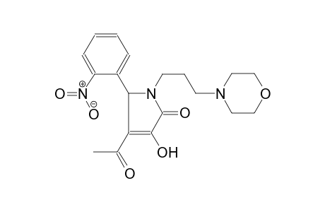 4-Acetyl-3-hydroxy-1-(3-morpholin-4-yl-propyl)-5-(2-nitro-phenyl)-1,5-dihydro-pyrrol-2-one