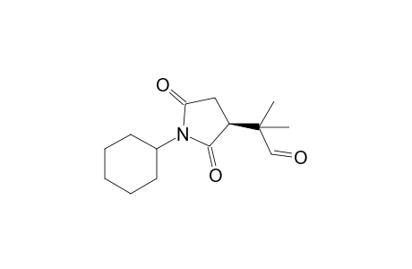 (S)-2-(1-cyclohexyl-2,5-dioxopyrrolidin-3-yl)-2-methylpropanal