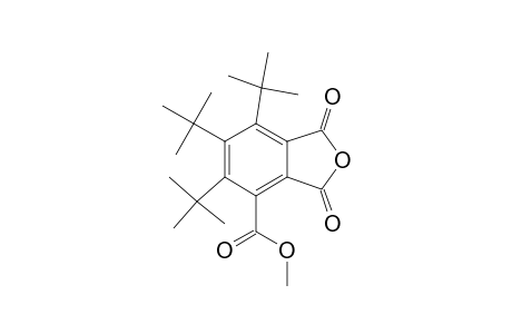 4,5,6-TRI-TERT.-BUTYL-1-(METHOXYCARBONYL)-2,3-BENZOLDICARBOXYLIC-ACID,ANHYDRIDE
