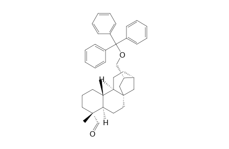 1H-2,10a-Ethanophenanthrene, kauran-18-al deriv.