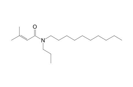 but-2-Enoylamide, 3-methyl-N-propyl-N-decyl-