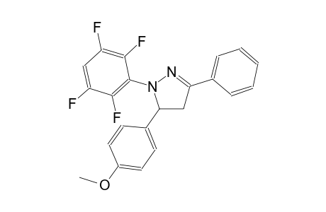 methyl 4-[3-phenyl-1-(2,3,5,6-tetrafluorophenyl)-4,5-dihydro-1H-pyrazol-5-yl]phenyl ether