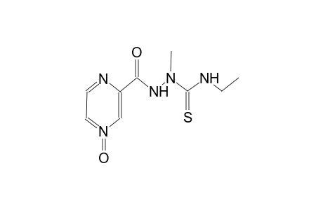 3-(2-methyl-2-N-ethylthiocarbamoylhydrazinocarbonyl)pyrazine-1-oxide