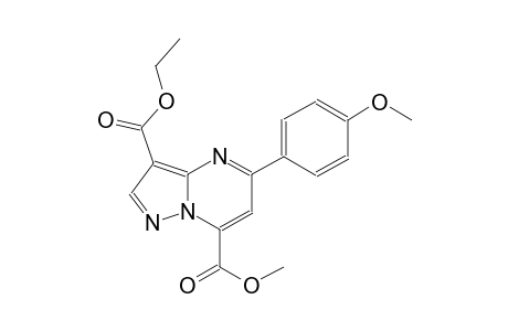 pyrazolo[1,5-a]pyrimidine-3,7-dicarboxylic acid, 5-(4-methoxyphenyl)-, 3-ethyl 7-methyl ester