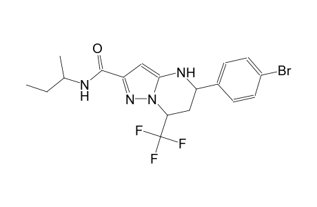 5-(4-bromophenyl)-N-(sec-butyl)-7-(trifluoromethyl)-4,5,6,7-tetrahydropyrazolo[1,5-a]pyrimidine-2-carboxamide