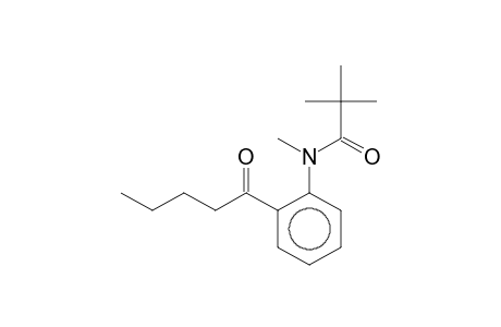 Pivalamide, N-methyl-N-[2-(pentanoyl)phenyl]-