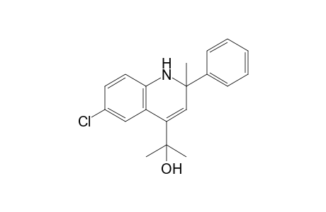 2-(6-chloranyl-2-methyl-2-phenyl-1H-quinolin-4-yl)propan-2-ol