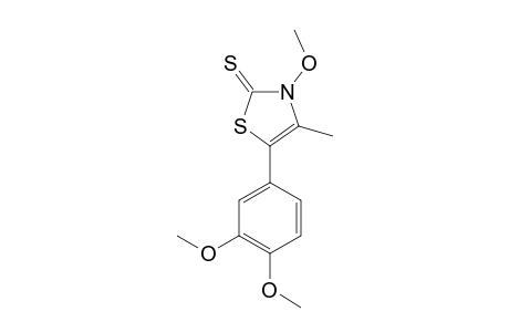 N-(METHOXY)-5-(3,4-DIMETHOXYPHENY)-4-METHYLTHIAZOLE-2(3H)-THIONE
