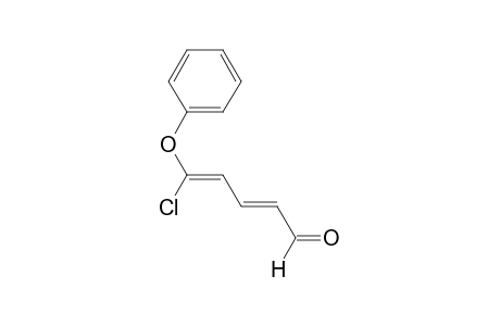 5-Chloro-5-phenoxypenta-2,5-dienal