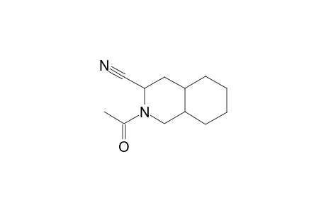 2-Acetyldecahydroisoquinoline-3-carbonitrile