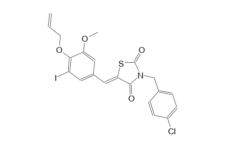 2,4-thiazolidinedione, 3-[(4-chlorophenyl)methyl]-5-[[3-iodo-5-methoxy-4-(2-propenyloxy)phenyl]methylene]-, (5Z)-