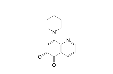 8-(4-methyl-1-piperidinyl)-5,6-quinolinedione