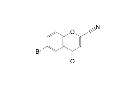 6-Bromanyl-4-oxidanylidene-chromene-2-carbonitrile