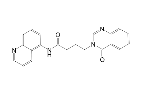 3-quinazolinebutanamide, 3,4-dihydro-4-oxo-N-(5-quinolinyl)-