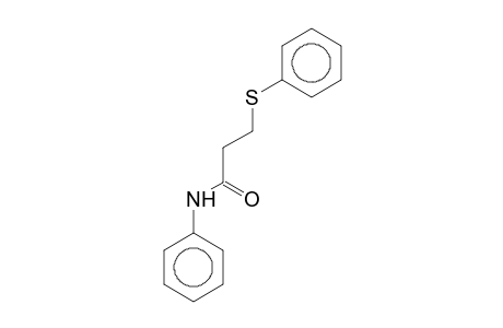 N-Phenyl-3-(phenylsulfanyl)propanamide
