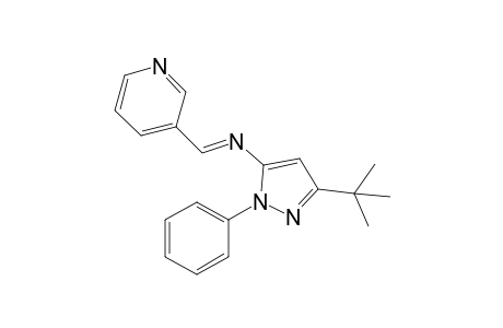 (E)-3-tert-Butyl-1-phenyl-N-(pyridin-3-ylmethylene)-1H-pyrazol-5-amine