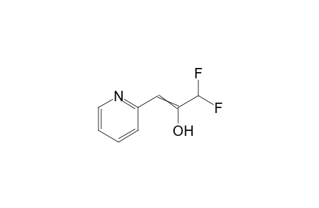 3,3-Difluoro-1-(pyridin-2-yl)prop-1-en-2-ol
