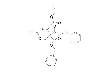 3,3-Dibenzyl 4-ethyl 6-oxo-2H-pyran-3,3,4(6H)-tricarboxylate