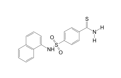 p-[(1-naphthyl)sulfamoyl]thiobenzamide