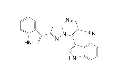2,7-Di(1H-indol-3-yl)pyrazolo[1,5-a]pyrimidine-6-carbonitrile