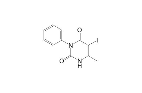 5-Iodo-6-methyl-3-phenyluracil