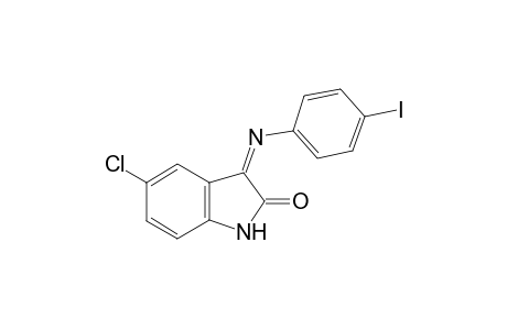 (3Z)-5-Chloro-3-[(4-iodophenyl)imino]-1,3-dihydro-2H-indol-2-one