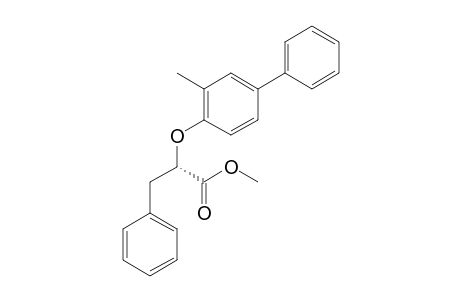 methyl (2S)-2-(2-methyl-4-phenyl-phenoxy)-3-phenyl-propanoate