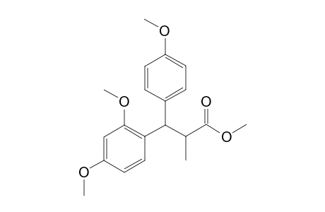 Methyl 3-(2',4'-dimethoxyphenyl)-3-(4'-methoxyphenyl)-2-methylpropanoate