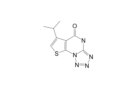 6-ISOPROPYLTETRAZOLO-[1,5-A]-THIENO-[3,2-E]-PYRIMIDINE-5(4H)-ONE;MINOR-PRODUCT