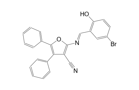 3-furancarbonitrile, 2-[[(E)-(5-bromo-2-hydroxyphenyl)methylidene]amino]-4,5-diphenyl-
