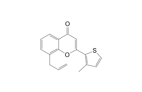 2-(3'-Methyl-2'-thienyl)-8-allylbenzopyran-4-one
